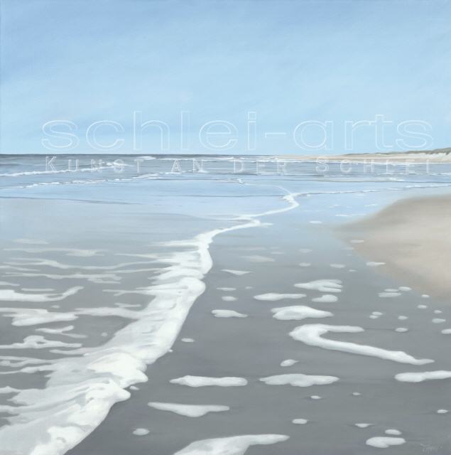 Leinwanddruck "Flutsaum" 60x60cm, 80x80cm