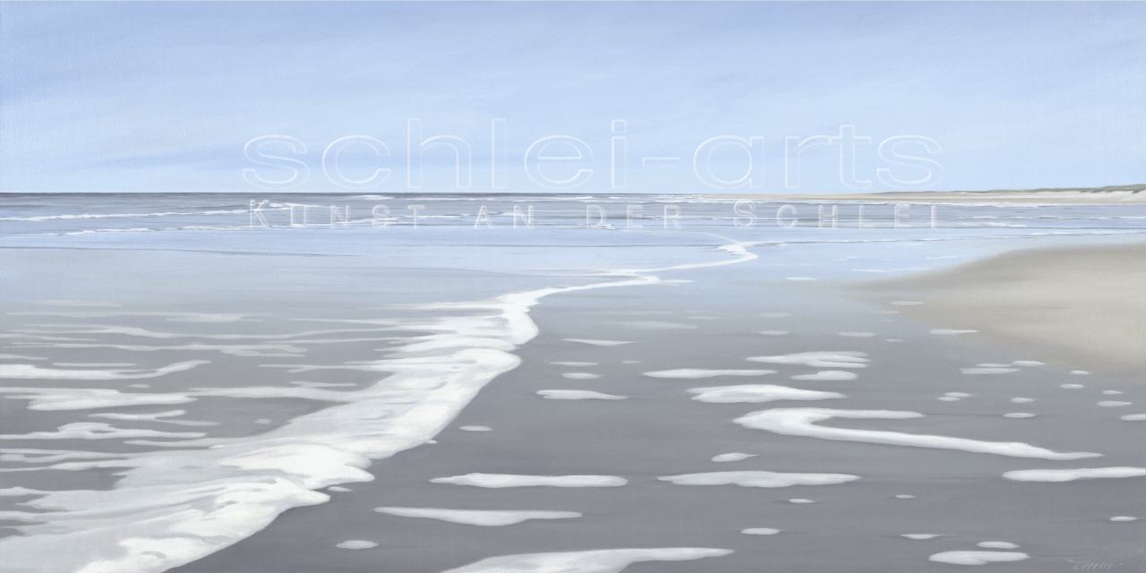 Leinwanddruck "Flutsaum" 30X60cm, 100x50cm,120x60cm