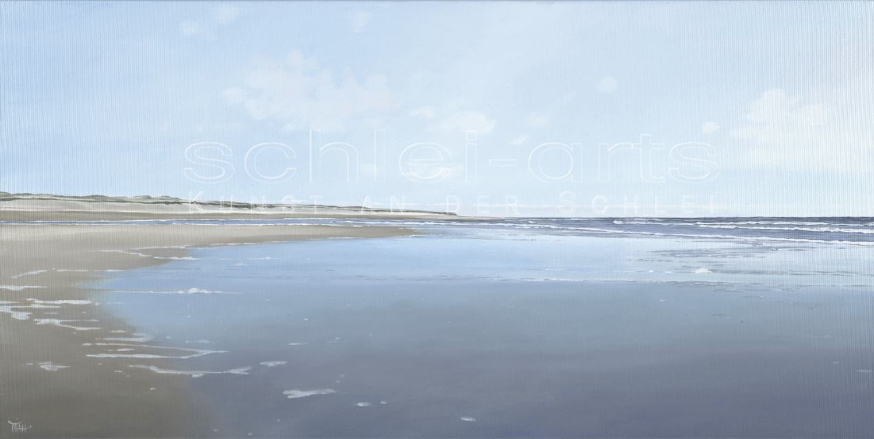 Leinwanddruck "Niedrigwasser" 30X60cm,100x50cm,120x60cm